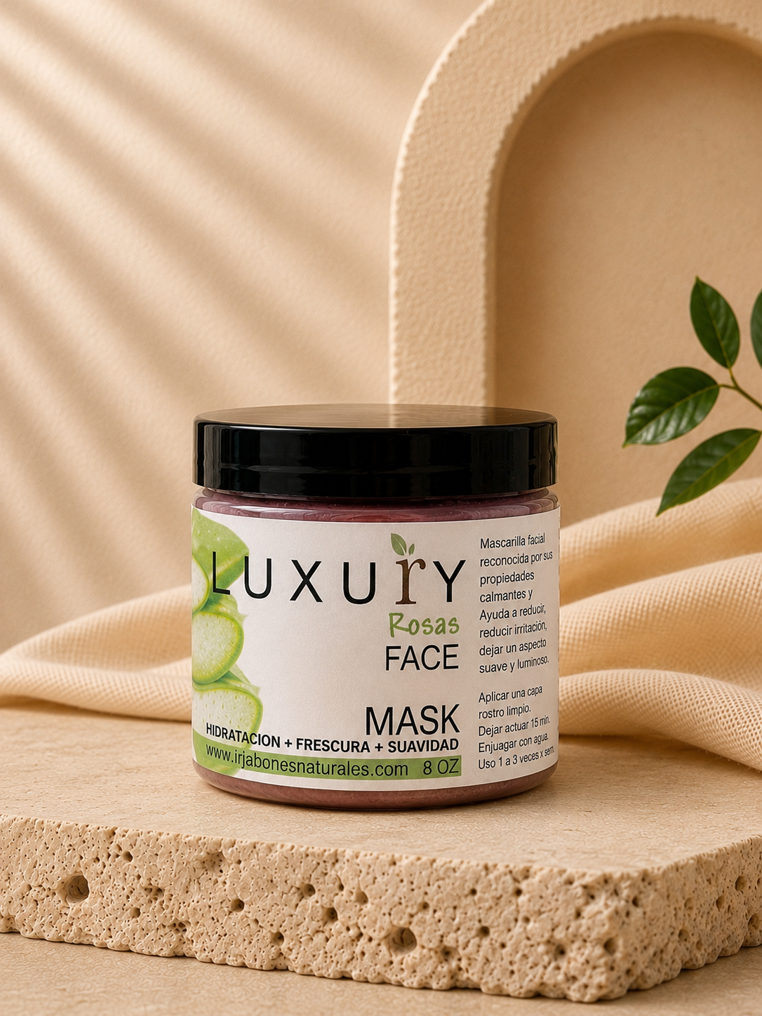 Mascarilla Facial Rosas