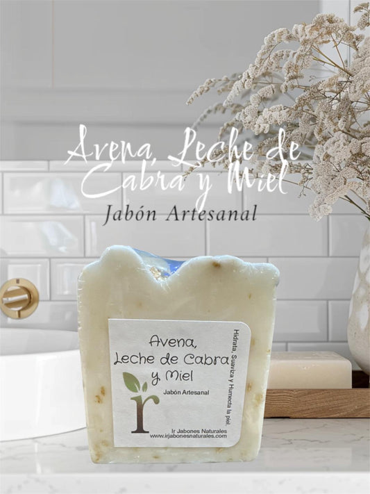 Jabón Avena, Leche de Cabra y Miel